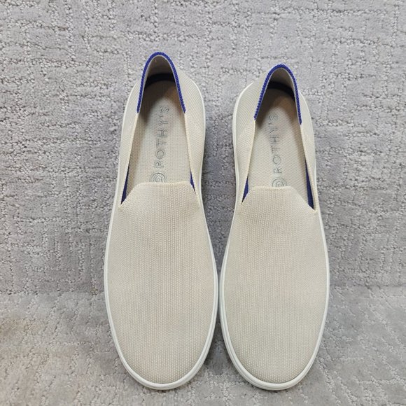 ROTHYS The Original Sneaker Women's Size US 9.5 Sand Solid Textile Slip On Shoe - Picture 8 of 11